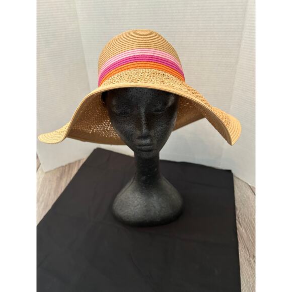 J Crew Straw Summer Beach Hat New  Size S-M - Picture 1 of 6